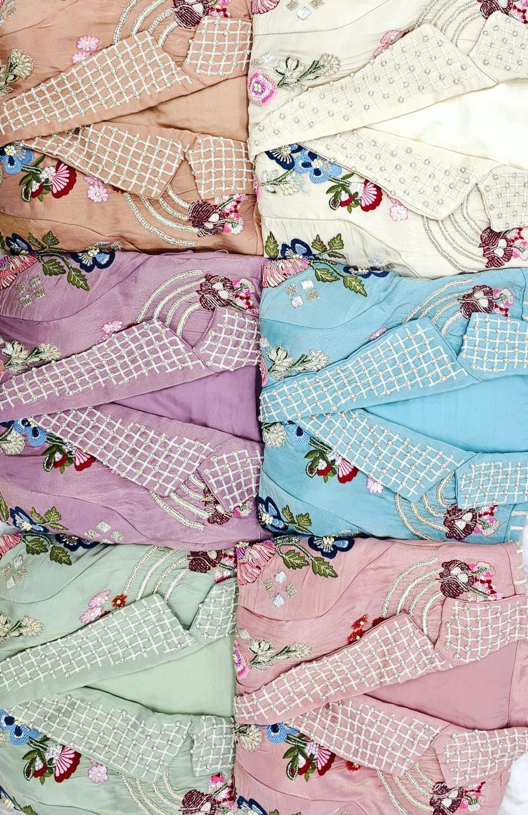 Aira Royale Collar Peplum Plazo Ensemble