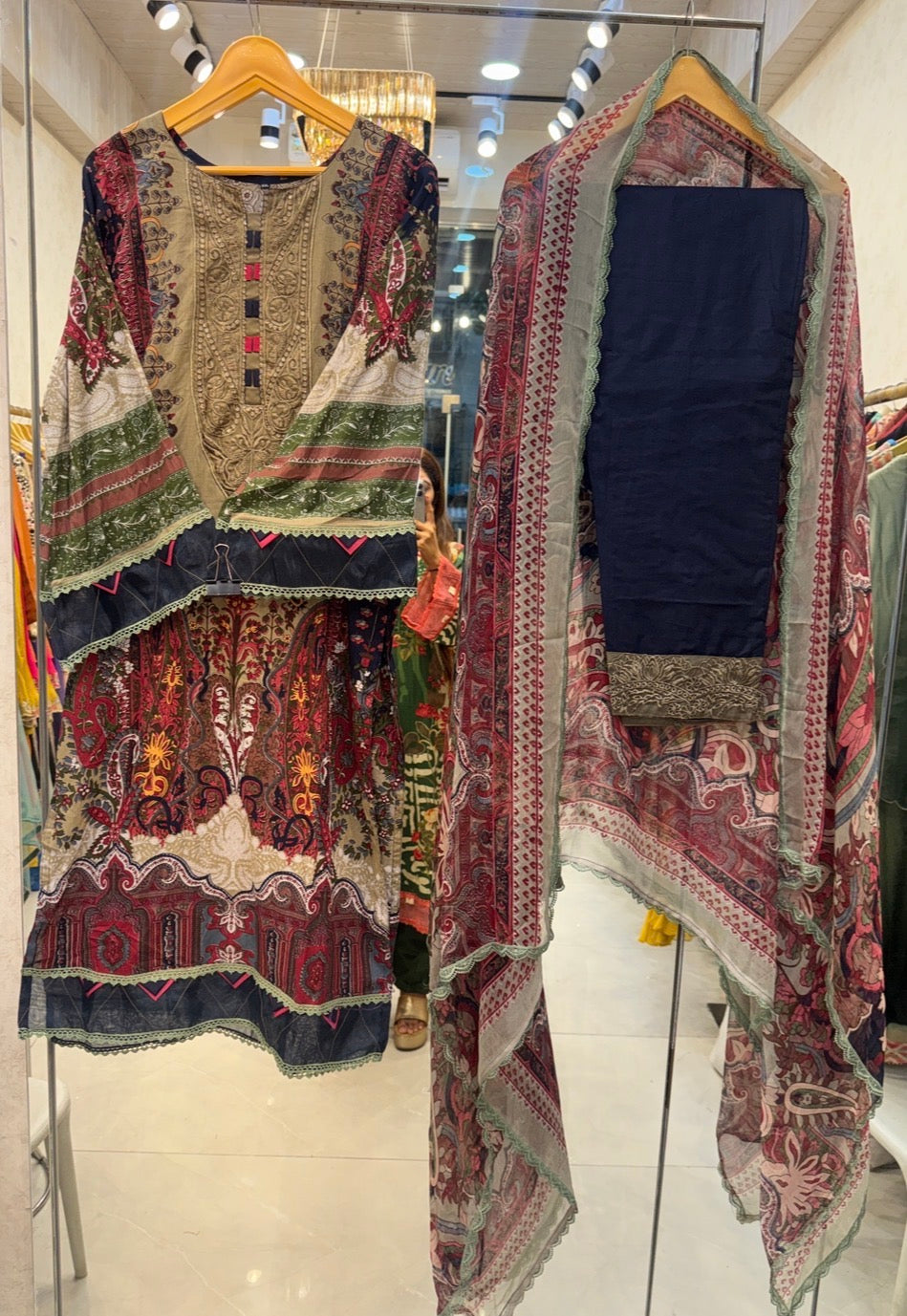 “The Luxe Bloom –  Essence COTTON LAWN SUIT
