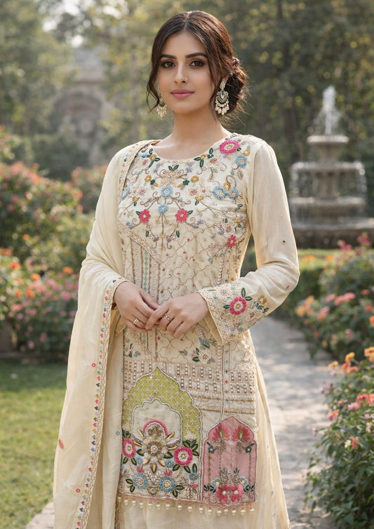 Inaayat Signature Gharara Set | Hand Embroidered Designer Gharara for Wedding & Festive Wear