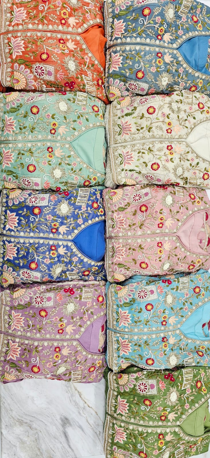 Designer Heavy Embroidered gown with Dupatta !